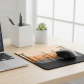 Industriële Sunset Power Lines Mousepad Muismat