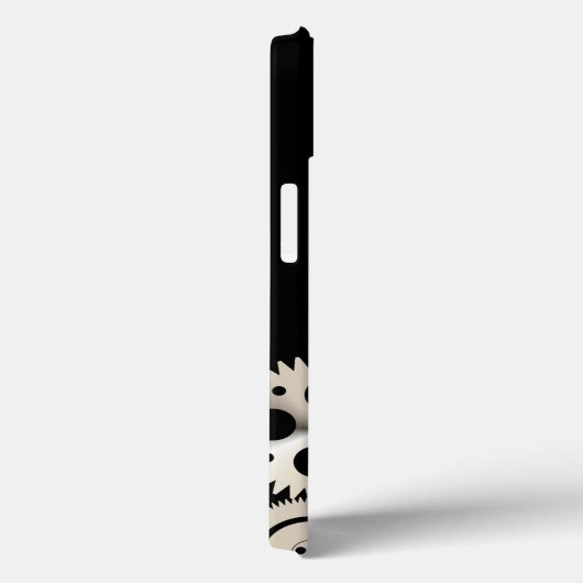 Industriële tandwielen op zwart en grijs Case-Mate iPhone case (Achterkant / Rechts)