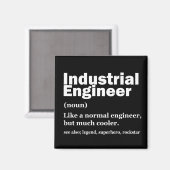 Industriële techniek grappige ingenieur magneet (Voorkant / Achterkant)