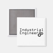 Industriële techniek grappige ingenieur magneet (Voorkant / Achterkant)