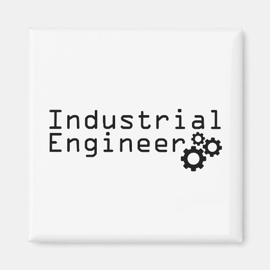 Industriële techniek grappige ingenieur magneet (Voorkant)