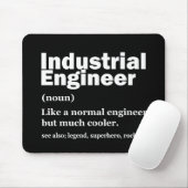 Industriële techniek grappige ingenieur muismat (Met muis)