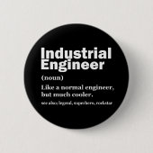 Industriële techniek grappige ingenieur ronde button 5,7 cm (Voorkant)
