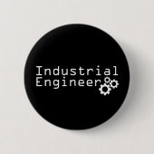 Industriële techniek grappige ingenieur ronde button 5,7 cm (Voorkant)