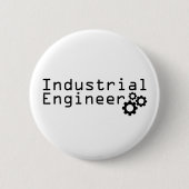 Industriële techniek grappige ingenieur ronde button 5,7 cm (Voorkant)