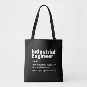 Industriële techniek grappige ingenieur tote bag
