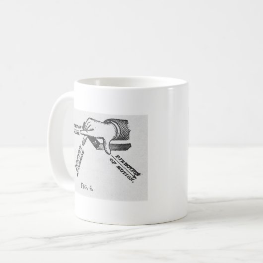 Industriële  techniek koffiemok (Voorkant links)