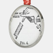 Industriële  techniek metalen ornament (Links)