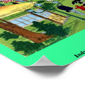 Industriële tentoonstelling door Utagawa, Hiroshig Poster (Hoek)