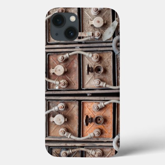 Industriële uitrusting in verlaten mijnen in Butte Case-Mate iPhone Case (Achterkant)