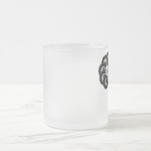 Industriële ventilator matglas koffiemok (Center)