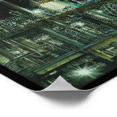 Industriële verf - oorspronkelijke acrylverf poster (Hoek)