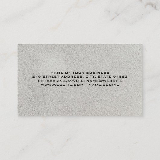 industriële verhuiswagen visitekaartje (Achterkant)