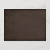 Industriële Vintage Steampunk Bruiloft Uitnodiging Briefkaart (Achterkant)