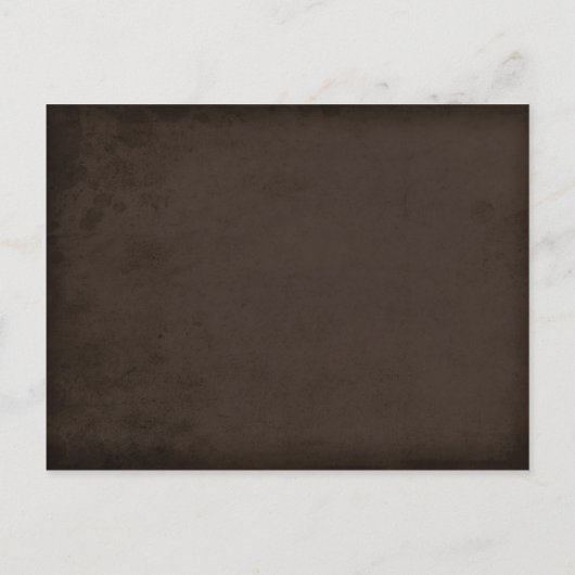 Industriële Vintage Steampunk Bruiloft Uitnodiging Briefkaart (Achterkant)