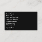 Industriële Visitekaartjes (Achterkant)