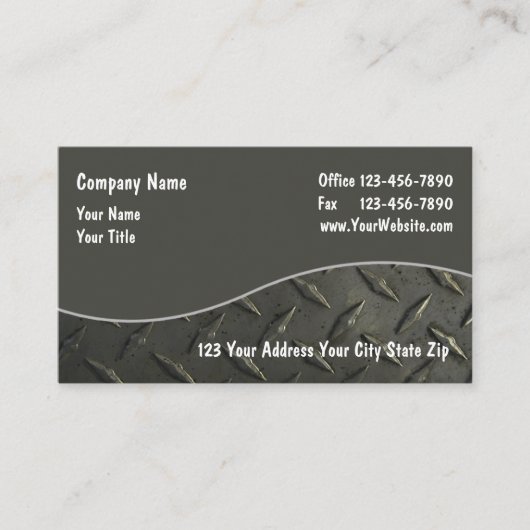 Industriële Visitekaartjes (Voorkant)