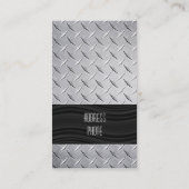 Industriële Visitekaartjes van staal (Achterkant)