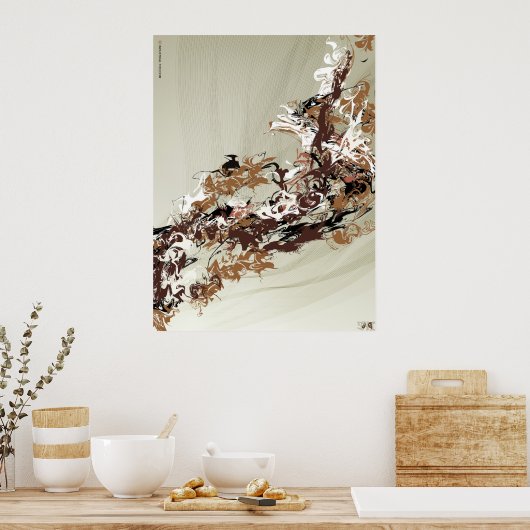 Industriële vrijheid poster (Keuken)