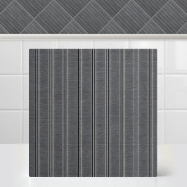 Industriële zink dunne zilveren metalen pinstripet tegeltje