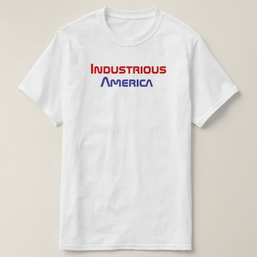 Industrieus Amerika T-shirt (Design voorkant)