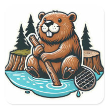 Industrious Brown Busy Bever