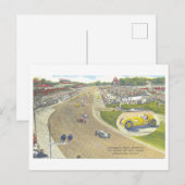  Indy 500, Indianapolis Motor Speedway Briefkaart (Voorkant / Achterkant)
