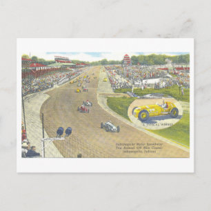 Indy 500, Indianapolis Motor Speedway Briefkaart