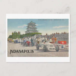 Indy 500 Speedway, Indianapolis Briefkaart