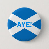 Indy Aye Scottish Flag Button (Voorkant)