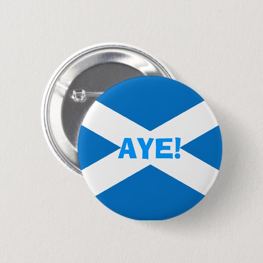 Indy Aye Scottish Flag Button (Voorkant /achterkant)