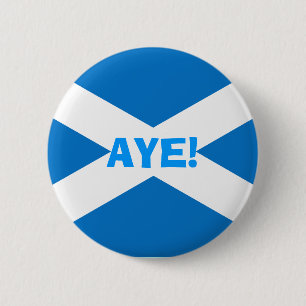 Indy Aye Scottish Flag Button