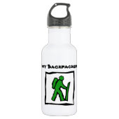 Indy Backpackers Waterfles (Voorkant)