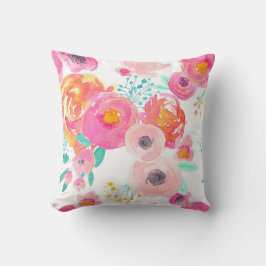 Indy Bloom Blush White Pillow Kussen