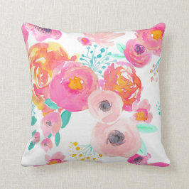 Indy Bloom Blush White Pillow Kussen