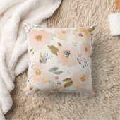 Indy Bloom Peachy Baby Floral Pillow Kussen (Deken)