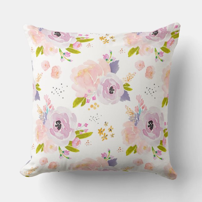 Indy Bloom Peachy Plum Pillow Kussen (Voorkant)