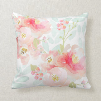 Indy Bloom Pink Plush Pillow Kussen