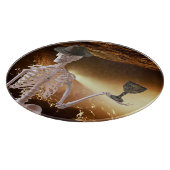 "Indy" Botten Halloween Skelet Snijplank (Hoek)