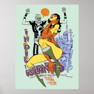 Indy Island Print/Poster Poster