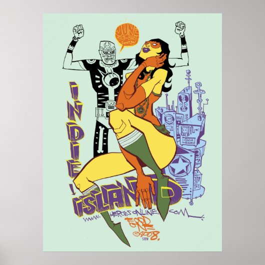 Indy Island Print/Poster Poster (Voorkant)