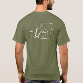 Indy Lights 01 Witte Achterkant T-shirt