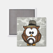 Indy owl magneet (Voorkant / Achterkant)