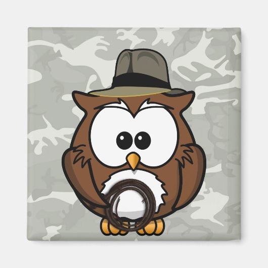 Indy owl magneet (Voorkant)