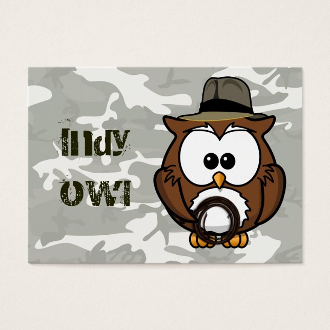 Indy owl visitekaartjes (Voorkant)