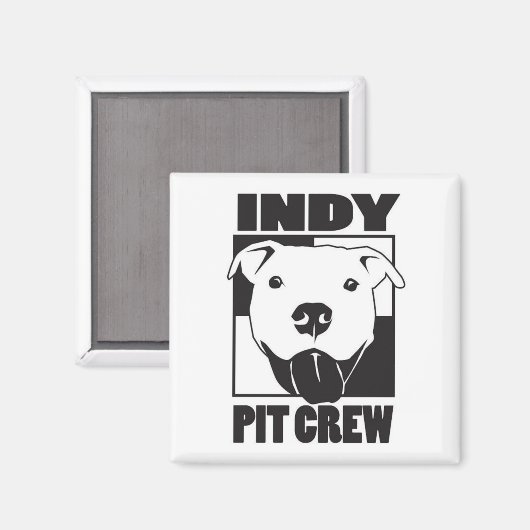Indy Pit Crew Logo Magnet (Voorkant / Achterkant)