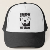 Indy Pit Crew Logo Trucker Hat Trucker Pet (Voorkant)