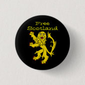 Indy Scotland Lion Rampant Pinback Ronde Button 3,2 Cm (Voorkant)