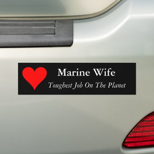 ine Wife Bumpersticker (Op auto)