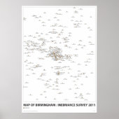 INEBRIANCE SURVEY Map Poster (Voorkant)